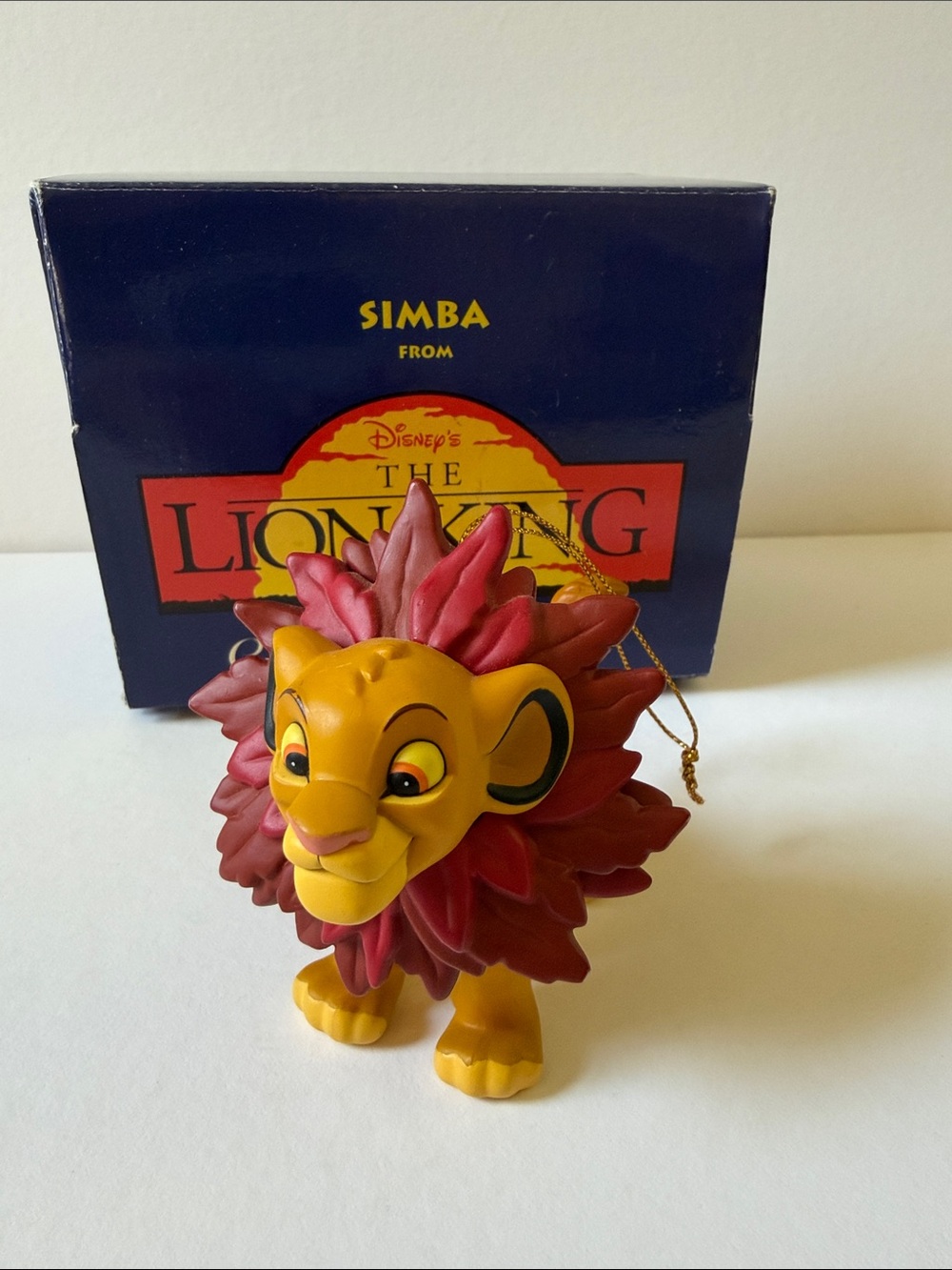 Grolier Disney Christmas ornament Simba